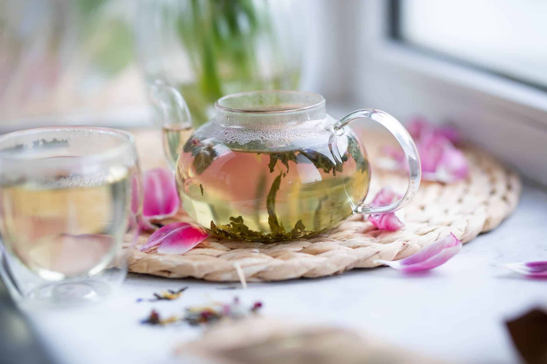 Trois recettes de tisanes anti-ballonnements DIY en théières verre